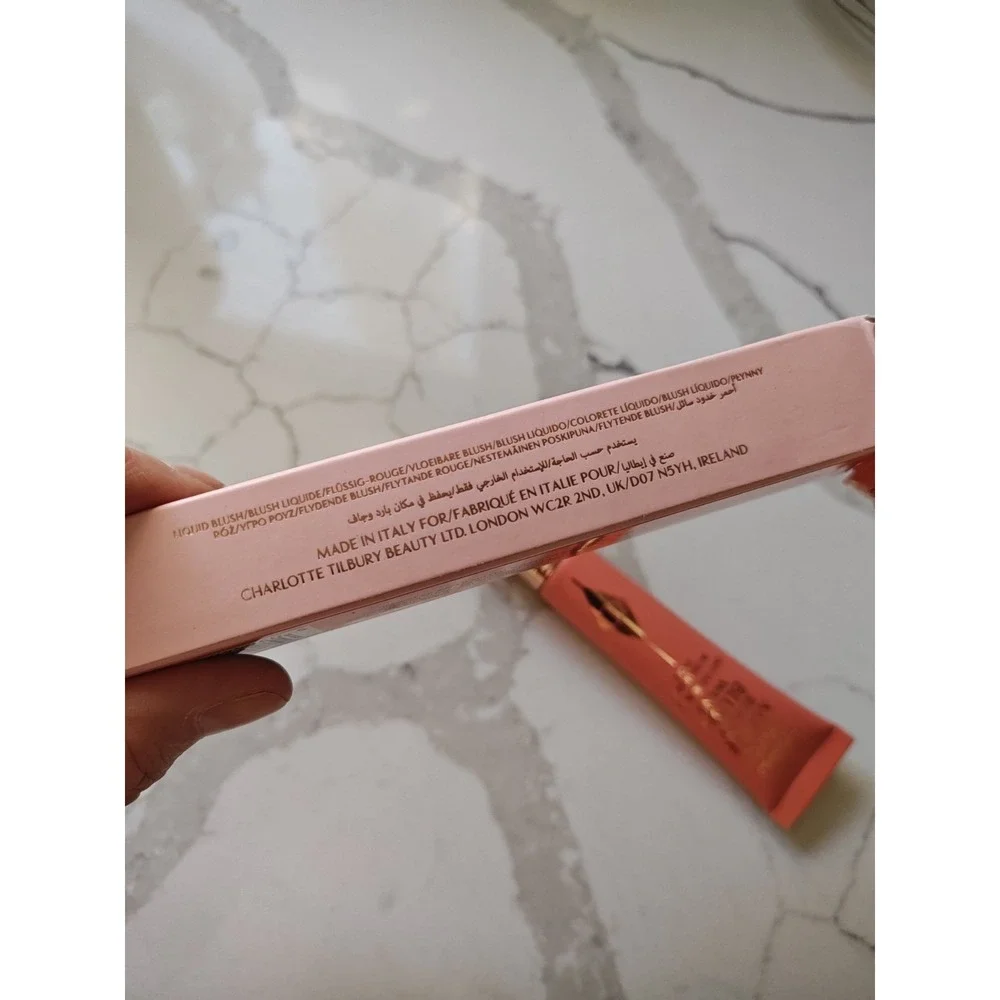 CHARLOTTE TILBURY Pillow Talk Matte Beauty Blush Wand Peach Pop‎ Full Size New